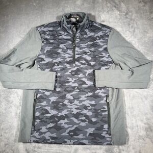 Greyson Clothiers Camo Scape Yukon Hybrid Half Zip Mens Size Medium